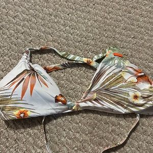Roxy tropical bikini top!